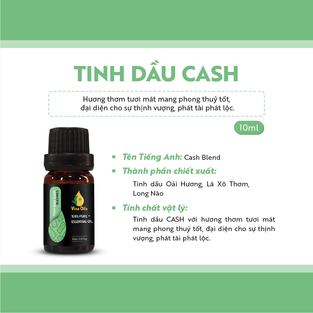 Tinh dầu Cash 10ML (1 thùng)